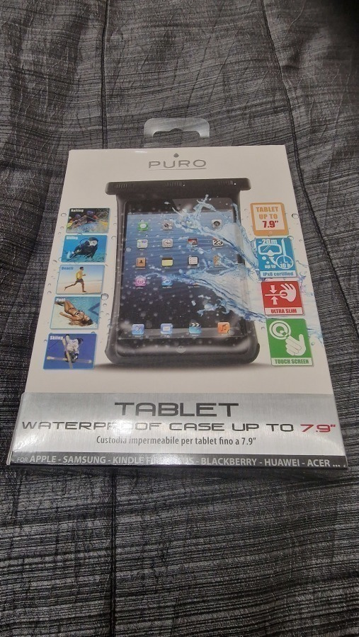 Puro, vedenkestävä tasku max 7.9” tabletille