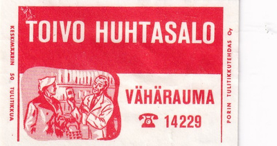 Vähärauma, Toivo Huhtasalo   b548