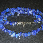 Hopea lukko, Lapis lazuli kivi, kaulakoru lapislazuli stone - pikkukuva 1