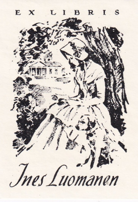 Ex Libris, Ines Luomanen, b676