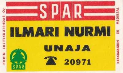 Unaja, Ilmari Nurmi, SPAR  b431