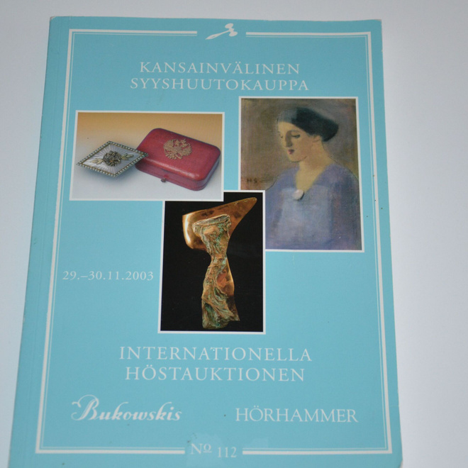 Huutokauppaluettelo Bukowskis Hörhammer