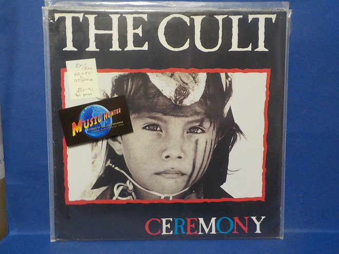 THE CULT - CEREMONY EX-/EX+ EU -91 1ST PRESS LP
