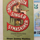 VANHA Vuokramaksukirja SInger Ompelukone Kivat Merkit 1929 - pikkukuva 1