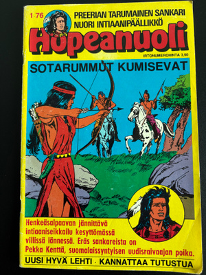 Hopeanuoli 1/76 sarjakuva ensimmäinen numero
