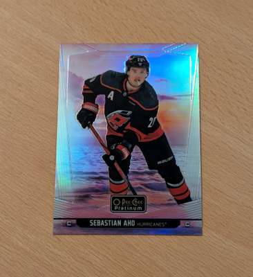 2024-25 OPC Platinum Sebastian Aho Sunset