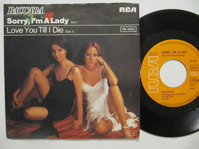 Baccara Sorry, I'm A Lady 7" sinkku