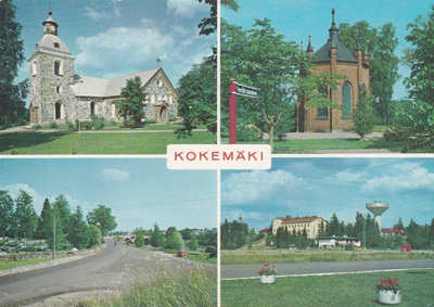 KIRKKOKORTTI - KOKEMÄEN KIRKKO - 1