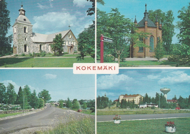 KIRKKOKORTTI - KOKEMÄEN KIRKKO - 1