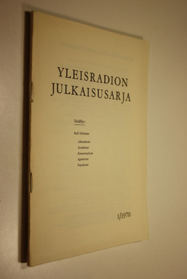 Yleisradion julkaisusarja: Aikamme ismejä (1/70)