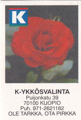 Kuopio, K . Ykkösvalinta  . Kesko Oy  .s42