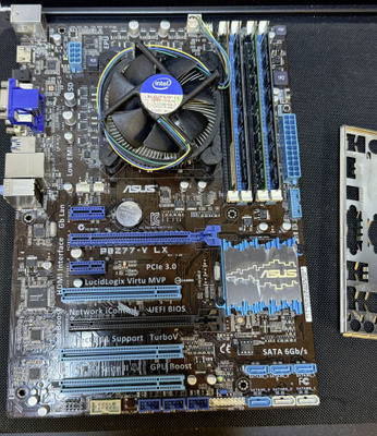 ASUS P8Z77-V LX + Intel Core i7-3770K + 16GB DDR3 + Jäähdyti