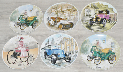 Autohistorian vuosilautasia 6kpl