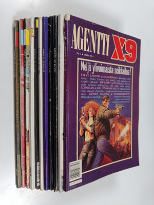 Agentti X9 vuosikerta 1990 (1-12, nro 4 puuttuu)