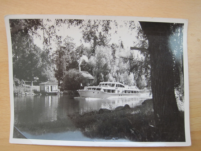 VANHA Postikortti Laiva Roine 1950-luku
