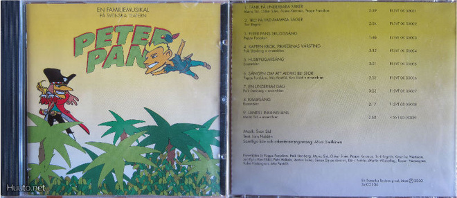 PETER PAN: En Familjemusikal på Svenska teatern - Cd