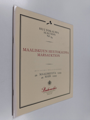 Huutokauppa auktion no 39 : maaliskuun huutokauppa marsau...