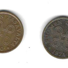 5 PENNIÄ 1970 ja 1974 KOLIKOT KÄYTETTYJÄ - pikkukuva 2
