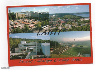 Lahti: Terveiset Greetings Grusse