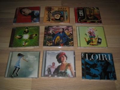 50 kpl Sekalaiset Suomalaiset Levyt  (CD)