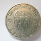Natsi-Saksa 5 reichsmark 1934 J Potsdam Garrison Church - pikkukuva 2