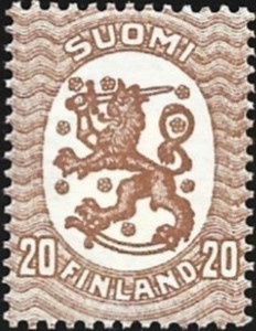 1929 M-17 Saarinen 20 p kellanruskea ** LaPe 99 B vp