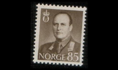 Norja 426 ** Olav V 85 öre (1958)