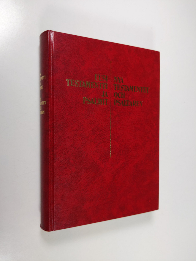 Uusi testamentti ja psalmit = Nya testament och psaltaren...