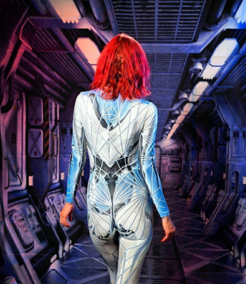 Naisten Sci-fi asu