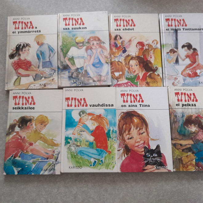 Tiina kirjat,anni polva