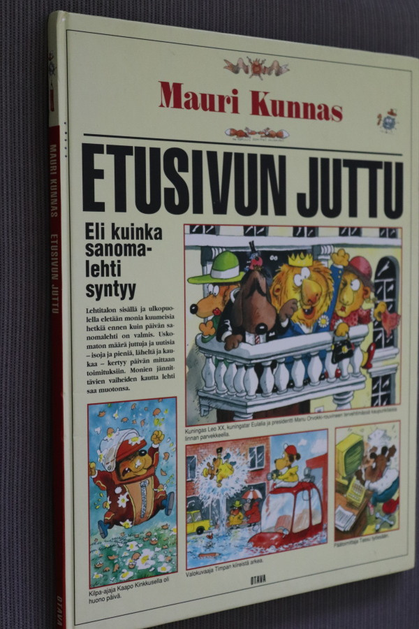 Mauri Kunnas : Etusivun juttu ( 1.p. 1990 )