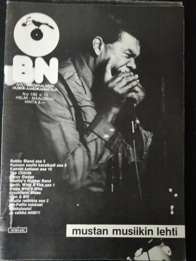 Blues News 1/82 musiikkilehti