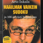 Inkala, Arto : AI sudoku - Maailman vaikein sudoku - pikkukuva 1