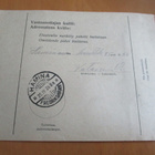 1924 Orusjärvi R osoitekortti sotilaalle Haminaan - pikkukuva 2