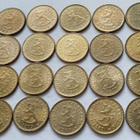 10 penniä, kaikki vuodet 1963-1982, 20 kolikkoa. Circ - pikkukuva 3