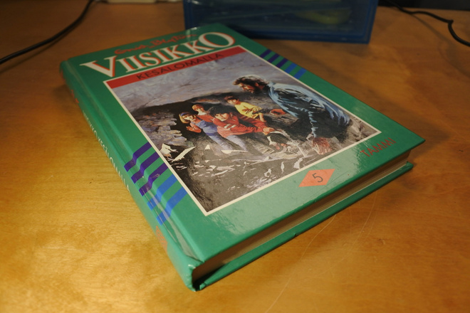 Enid Blyton: Viisikko kesälomalla, sidottu, hyvä