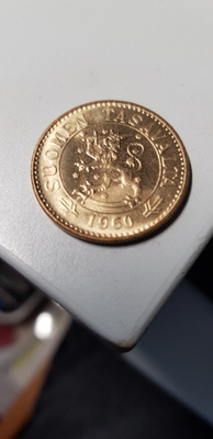 50 mk 1960 kl 9 Suoraan rullasta leimakiilto