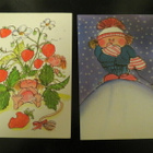 2 KPL VIRPI PEKKALA KULKENEITA KORTTEJA YHT 0,50 € - pikkukuva 1
