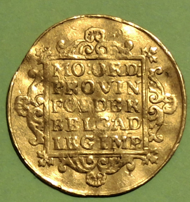 Hollanti, West Friesland Ducat 1777. Harvinainen. Paino 3,44