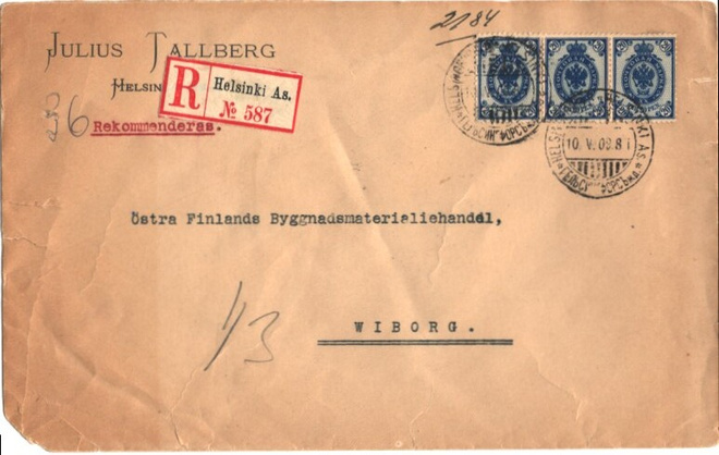 FIRMA-R KUORI. HELSINKI JULIUS TALLBERG-VIIPURI