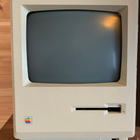 Apple Macintosh 128K malli M0001 P - vain kuori ja näyttö - pikkukuva 1