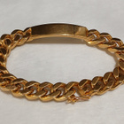 Gold plated Nick free ranneketju laatta - pikkukuva 2