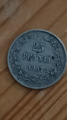 25 penniä 1907