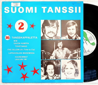 SUOMI TANSSII 2 – Satsanga kokoelma-LP 1977 Seppo Hanski ym.