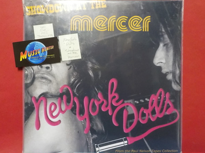 NEW YORK DOLLS - SHOWDOWN AT THE MERCER - SWE UUSI LP+POSTER