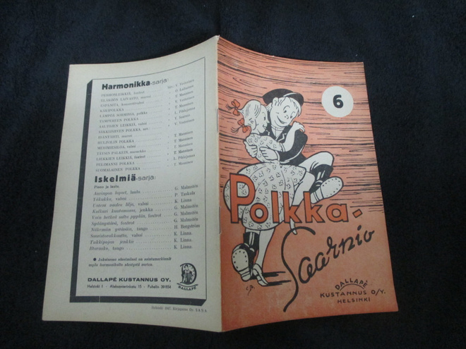 POLKKA - SAARNIO 6  ( nuottivihko v 1947