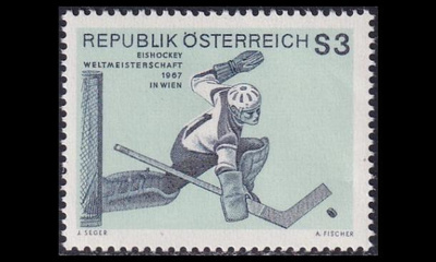 Itävalta 1235 ** Jääkiekon MM-kilpailut Wien (1967)