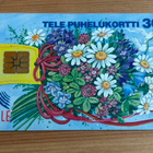 Tele puhelukortti 30 mk - Kukat - pikkukuva 1