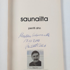 Pentti Aho : Saunailta (signeerattu, tekijän omiste) - pikkukuva 3