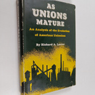 Richard Allen Lester : As Unions Mature - An Analysis of ... - pikkukuva 1